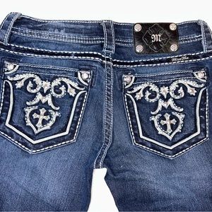 Miss Me Bootcut Low-rise Dark Wash Jeans